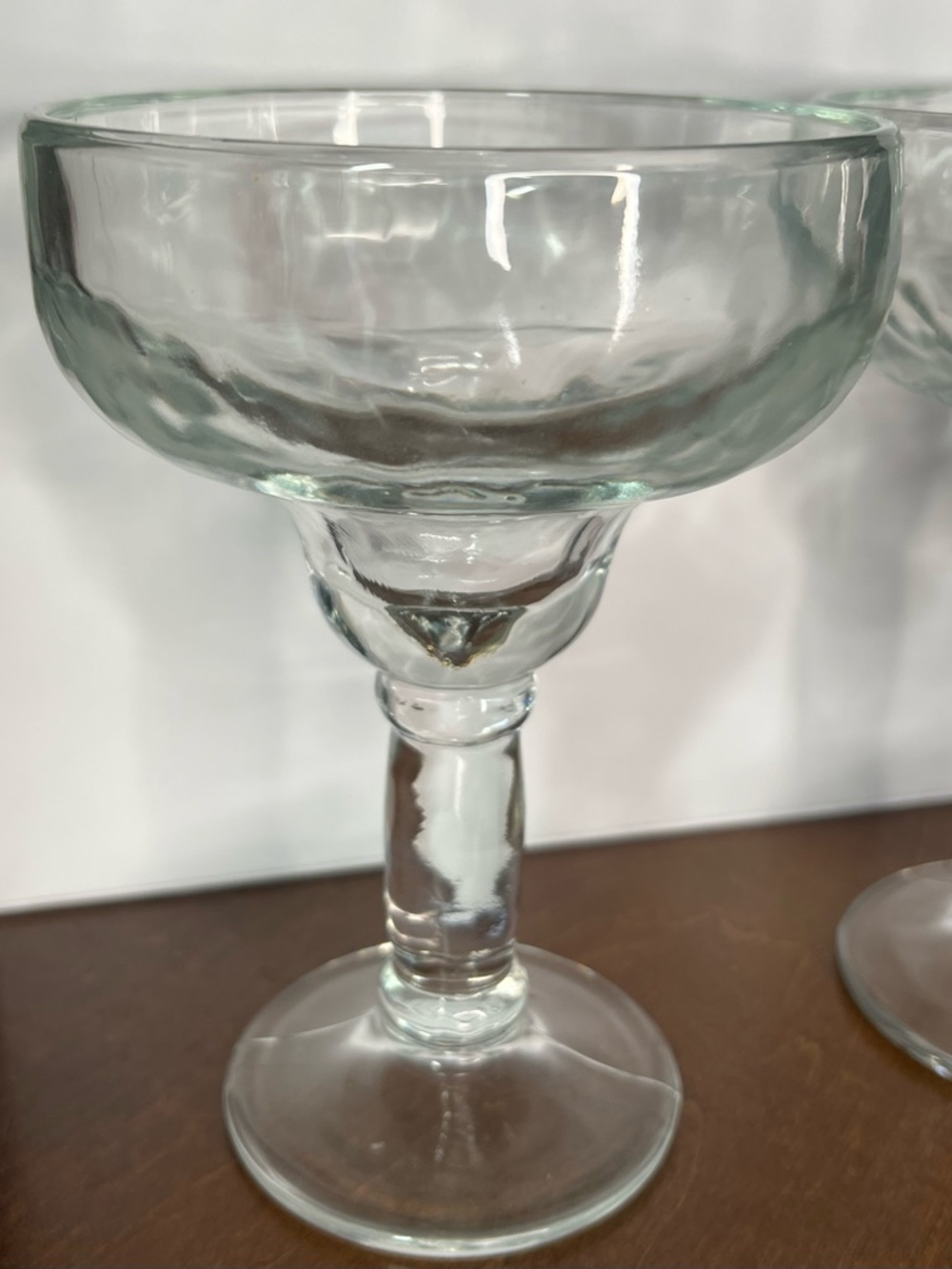 2 Margarita Glasses thick glass, drinks, Cinco de Mayo - Picture 3 of 5
